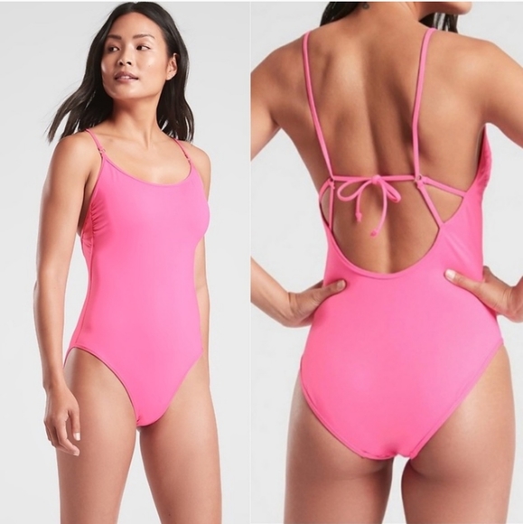 Athleta Other - NEW Athleta Skinny-Strap Ring One Piece Swimsuit